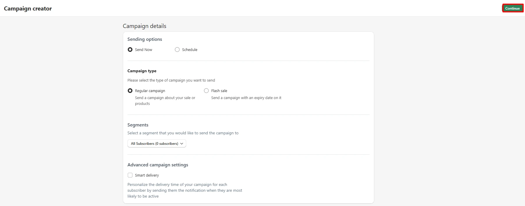 Brevo PushOwl web push campaign builder