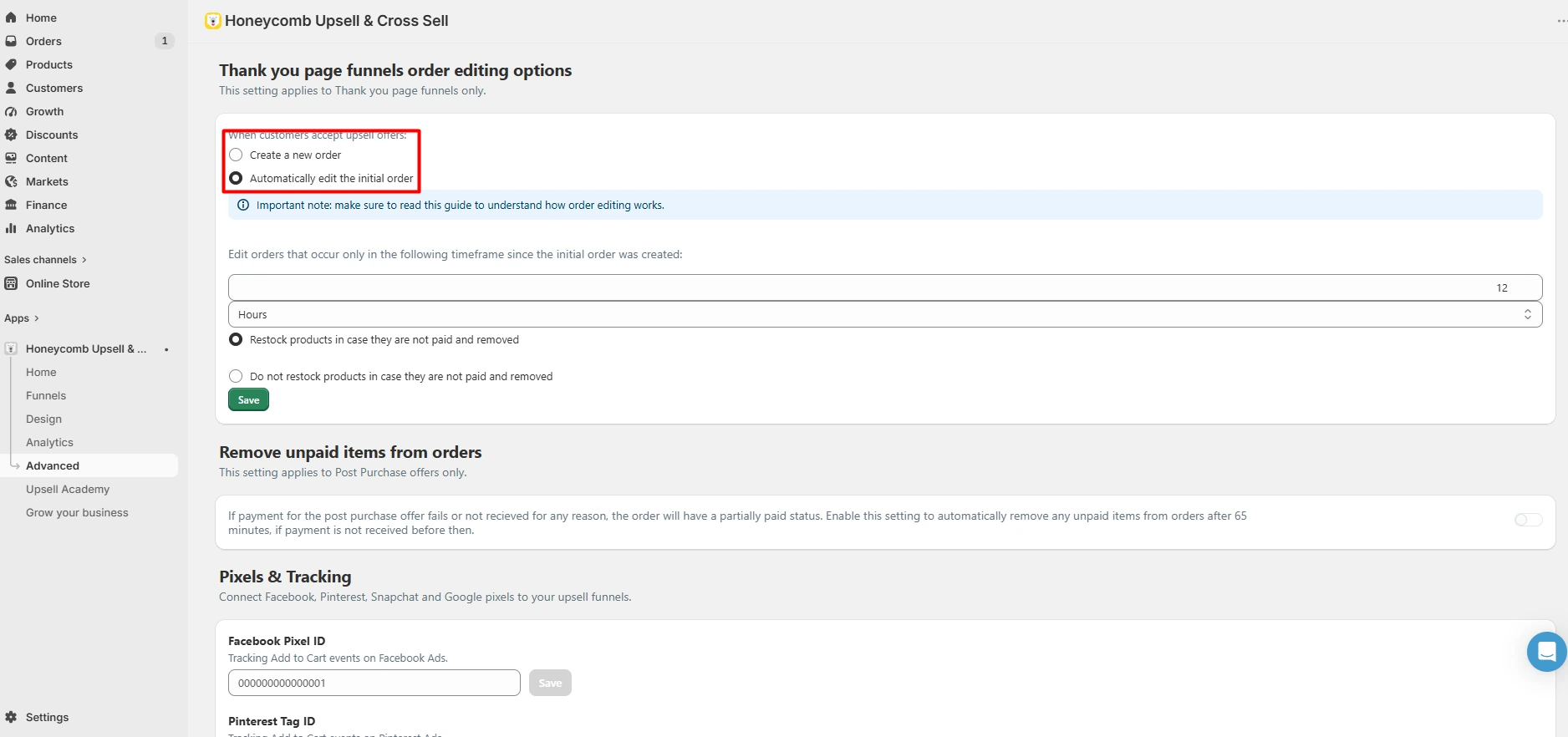 Honeycomb dashboard and onboarding area
