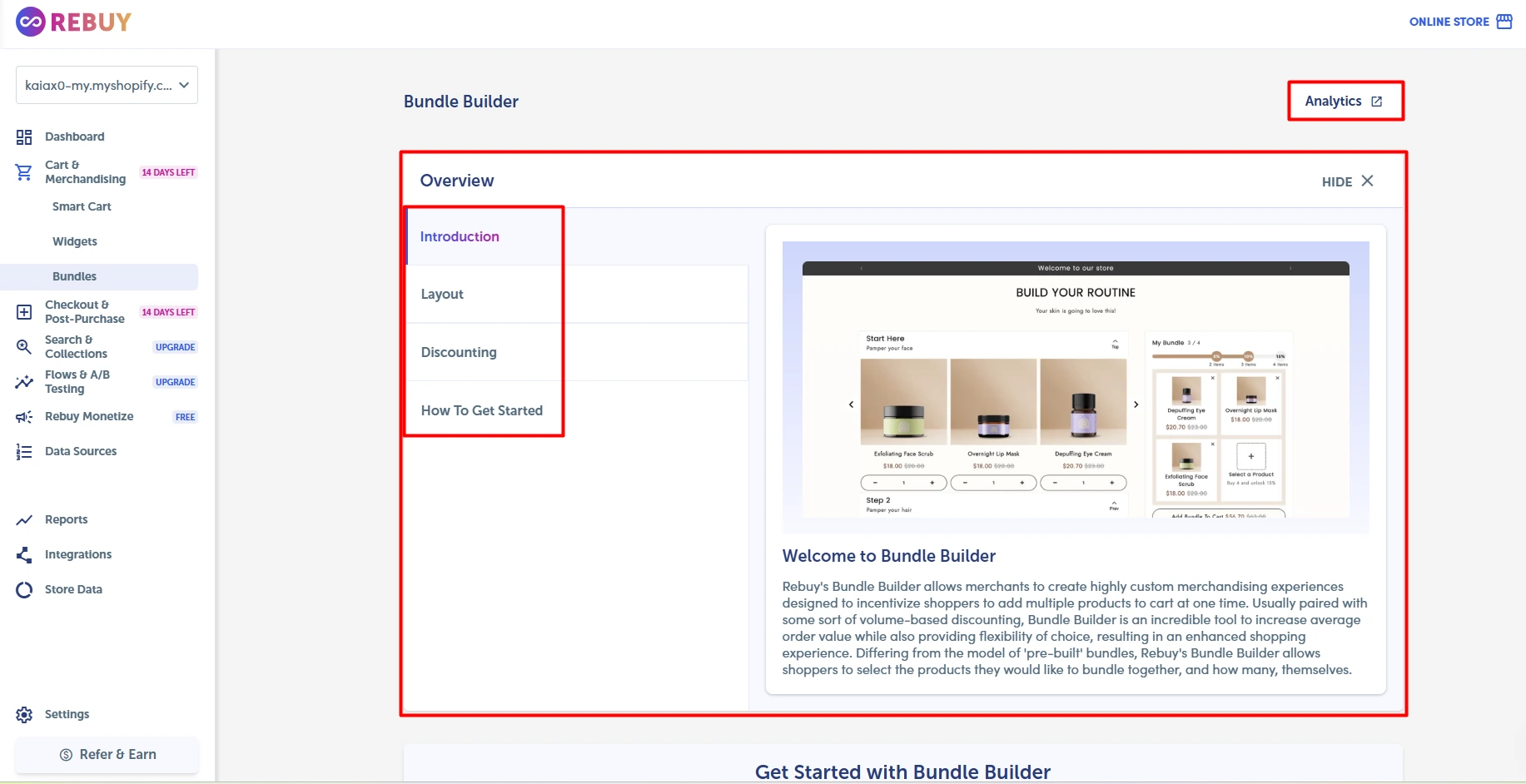 Rebuy Bundle Builder overview and setup guidance